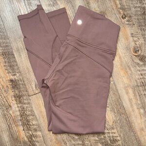 Lululemon Athletica In Movement 7/8 Antique Bark Leggings Size 6